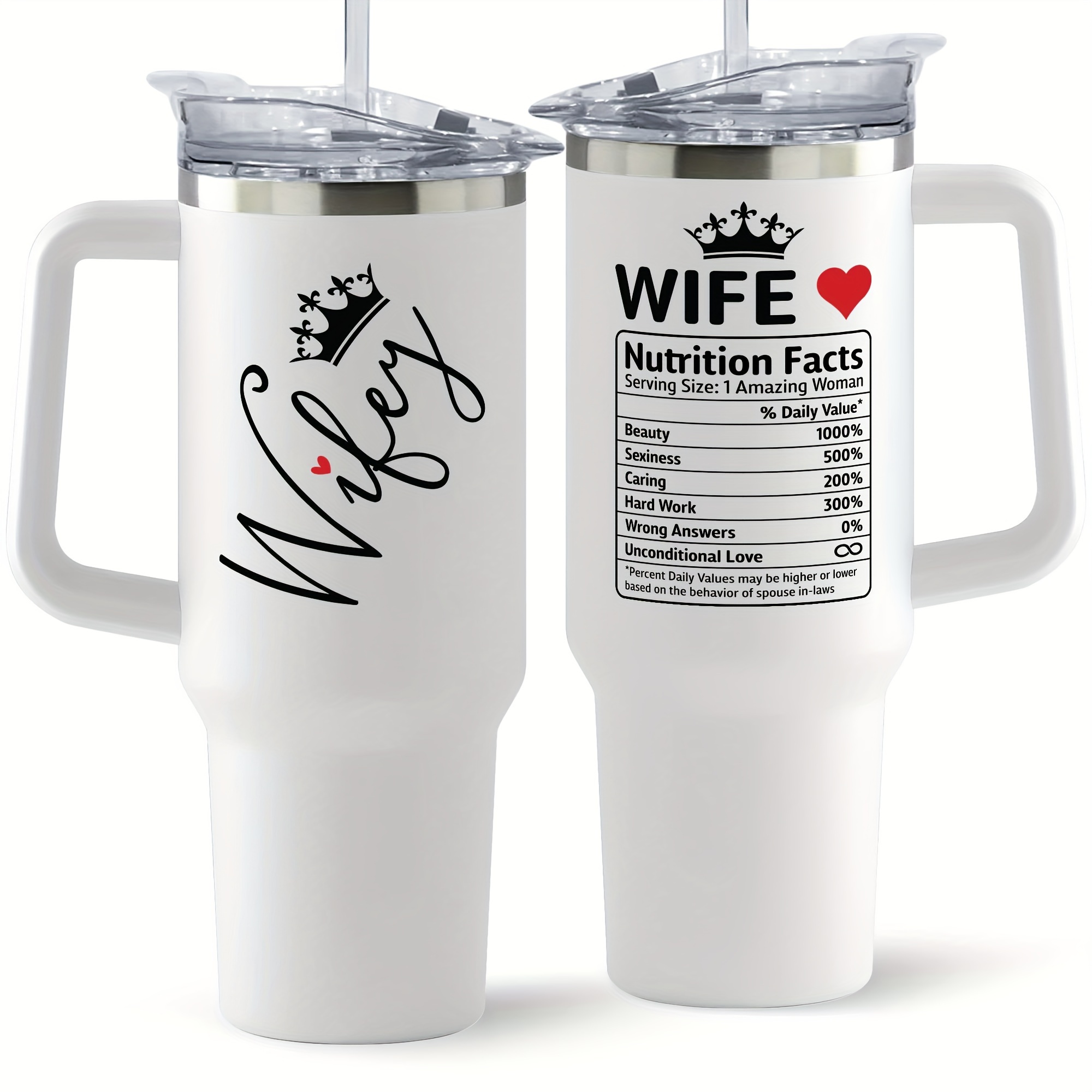 

Gifts For Wife From Husband - Wife Gifts - Wedding Anniversary, Wife Birthday Gift Ideas, Mothers Day Gifts For Wife, Valentines Gifts For Her - Romantic I Love You Gifts For Her - 40 Oz Tumbler