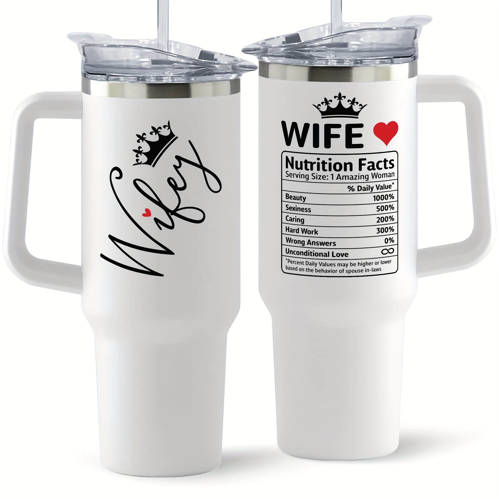 Gifts For Wife From Husband - Wife Gifts - Wedding Anniversary, Wife Birthday Gift Ideas, Mothers Day Gifts For Wife, Valentines Gifts For Her - Romantic I Love You Gifts For Her - 40 Oz Tumbler