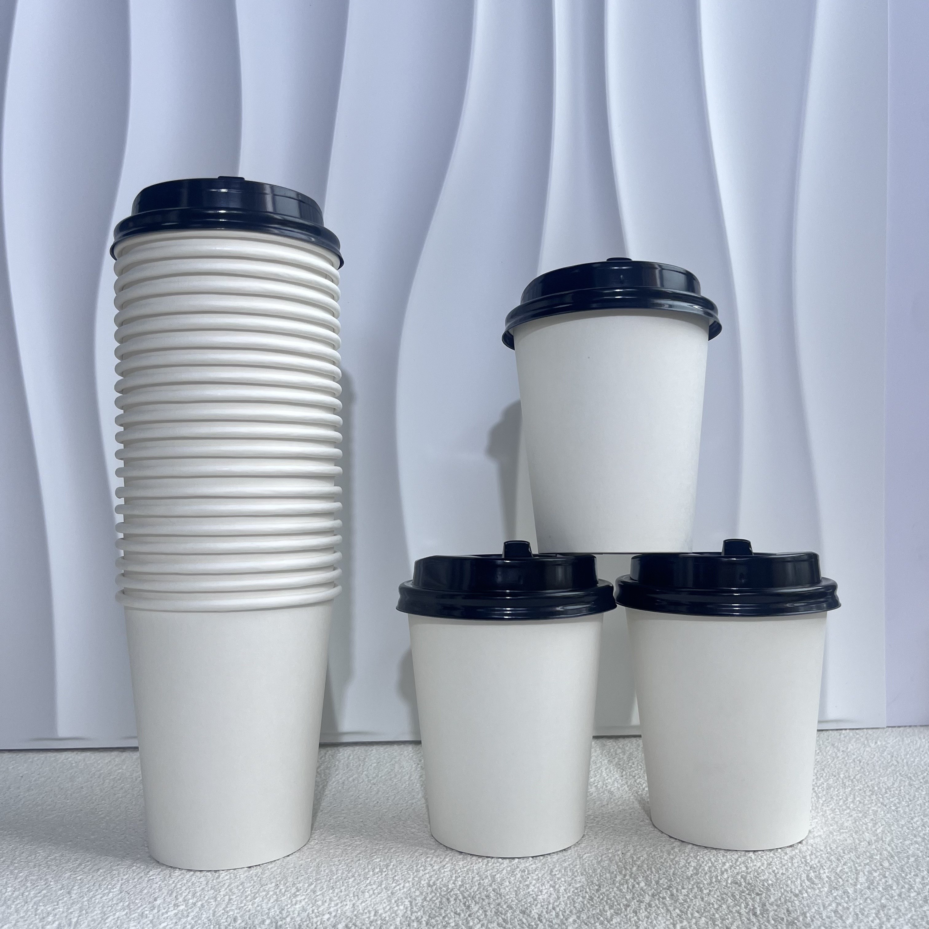 10 ounce coffee mug set Kaffe 10-Oz. Double-Walled Glass Coffee Mugs, Set of 2 main image 0
