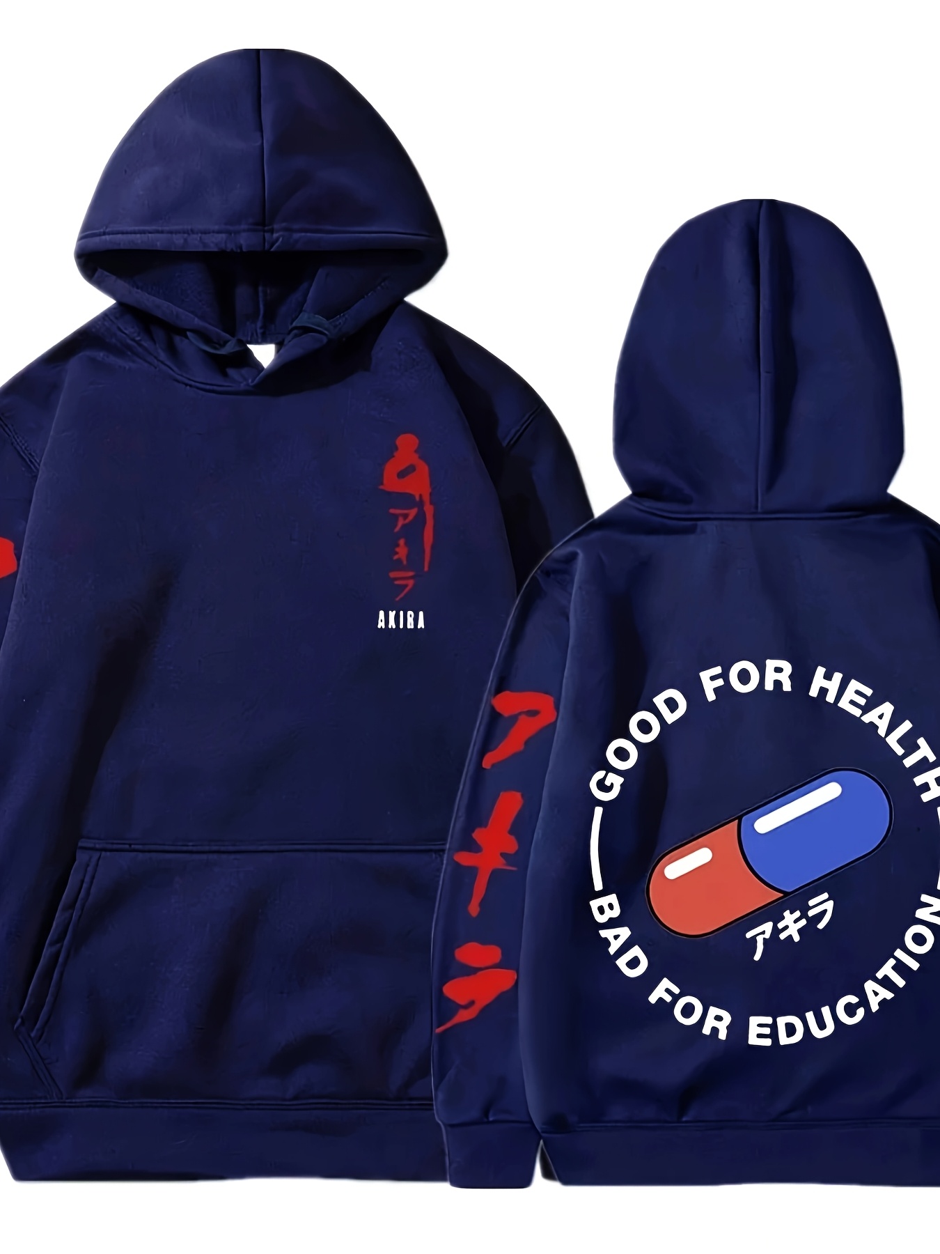 sudadera capucha hombre mujer estampado dibujos animados Temu