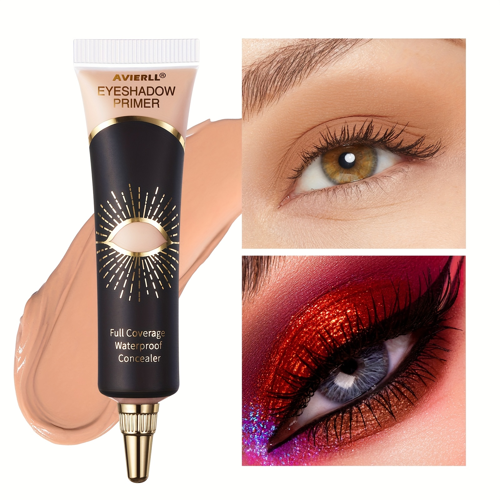 eye shadow primer long lasting waterproof eye   full coverage concealer for face the perfect   for womens easter makeup looks   1pc with 6 colors   6pcs set Product details 6