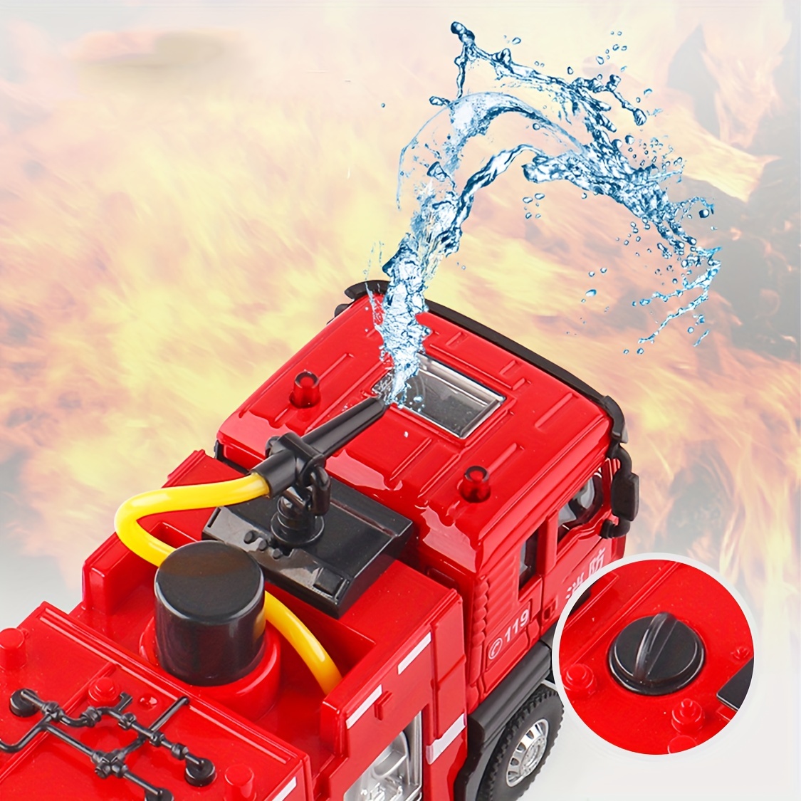 [Alloy City Construction Vehicle] 1:50 Alloy Simulation City Construction Vehicle - Excavator, Engineering, Water Tank, Ladder, Firefighting, Military, Garbage, Sprinkler, Truck, Transport