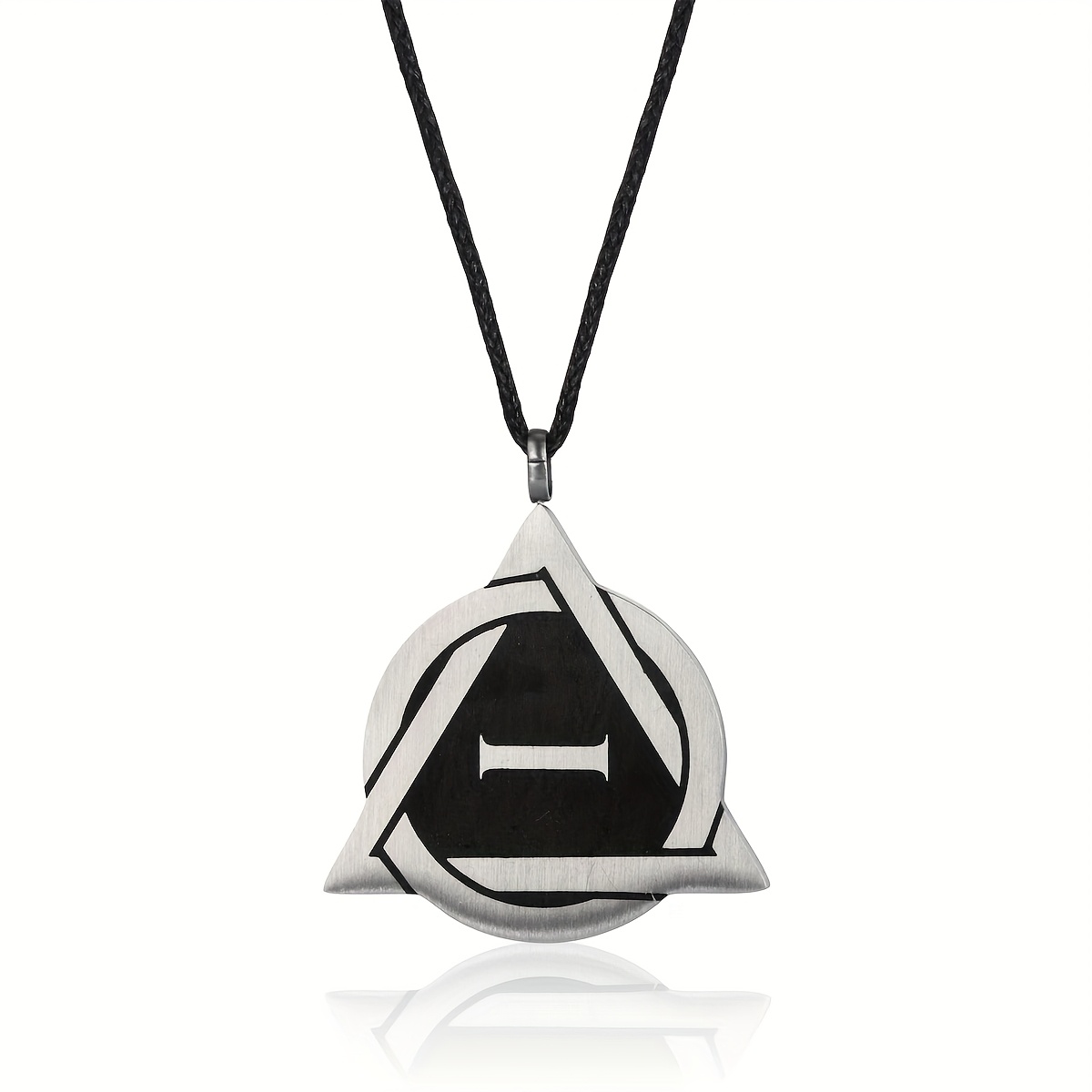 Image of Therian Necklace Stainless Steel Therian Pride Symbol Necklace Cat Gear Animal