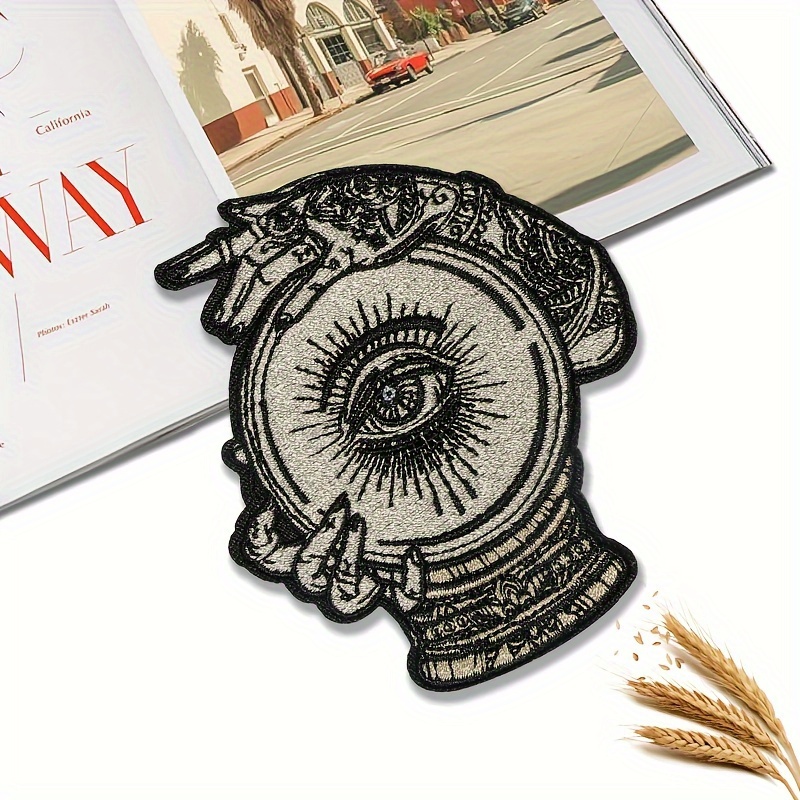 1pc Mysterious - Eye/iron-on Embroidery Sticker