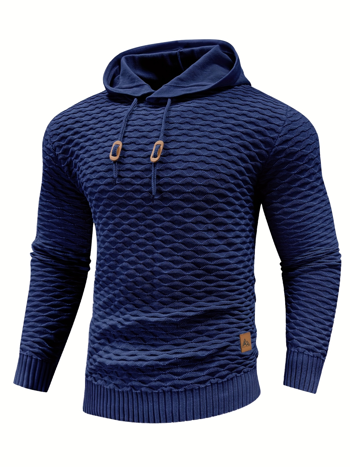 Heren Hoodie - Rekbare Verstelbare Capuchon & Ritsvrije Pullover