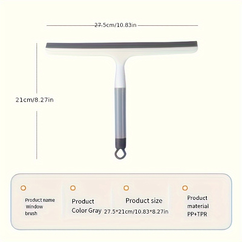 E-shop Multifunktionaler Handabzieher - für Duschkabinen, Fenster und Autoglasreinigung | Robuster Wasserschaber für Bad und Zuhause, Das perfekte