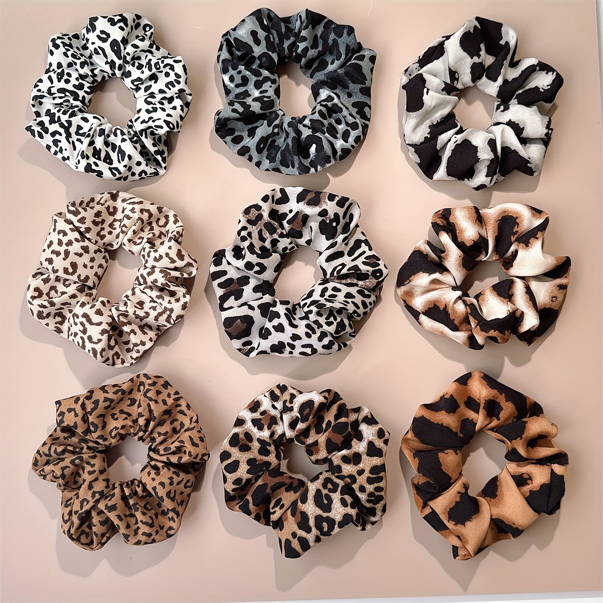 

3pcs Set Scrunchies - For Women & , For Vacations & Summer Styles