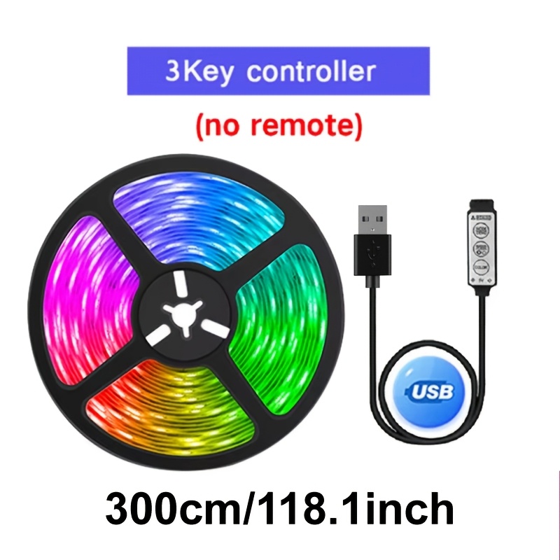 Lqhzmyy 5V Led Diy Strip Light Rgb Scenes Double