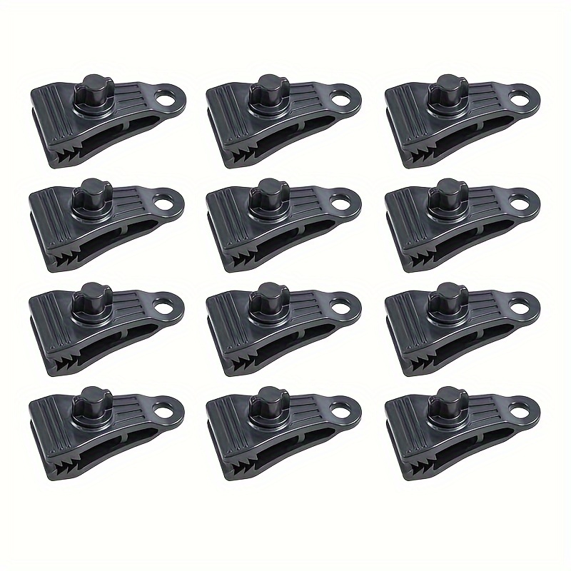 

12pcs Heavy Duty Tarp Clips - Large Lock Grip Clamps For Tarps, Canopies, Pool Covers & Outdoor Camping