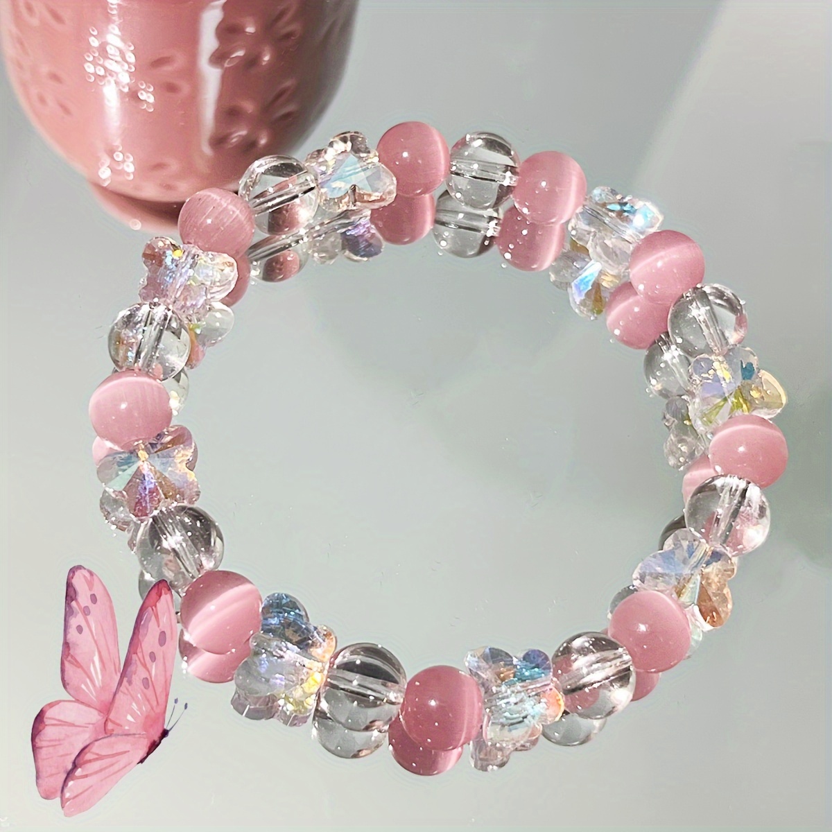 

Women' Glittering Synthetic Bracelet, & Clear , Jewelry , , 's Day ,