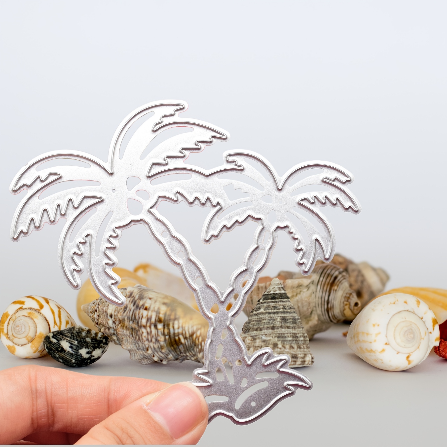 TEMU Fustelle in metallo di nuove palme da per creare di matrimonio, biglietti romantici e album di (template di bordi decorativi con in per progetti