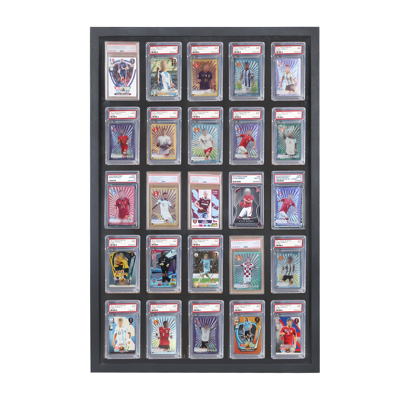 25 card display case The Playing Frame This display case is made with mirror on the back to enhance the look of what you want displayed Sports Card Holder Stand 25-Pack