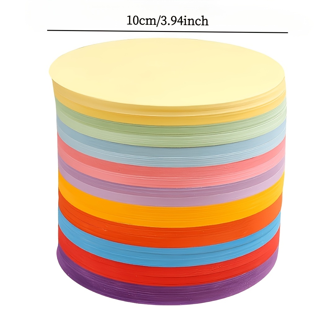 98pcs Premium Round Cardstock Cutouts for Art Creation