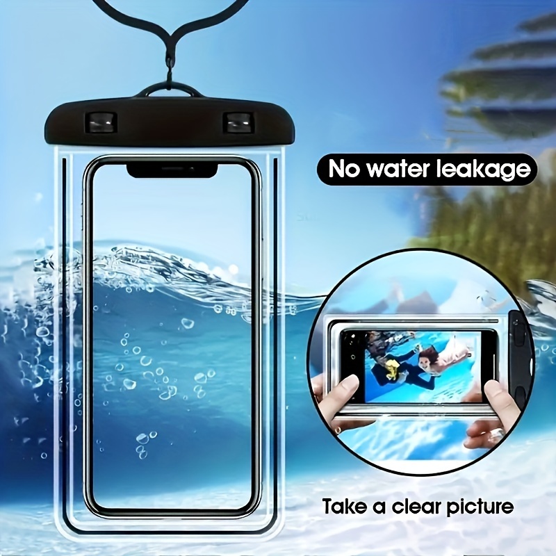 

Glow Mobile Phone Waterproof Bag Summer Waterproof Bag Mobile Phone Surfing Bag Fluorescent Mobile Phone Bag Outdoor Sports Swimming Floating Airbag Underwater Photography Mobile Phone Case