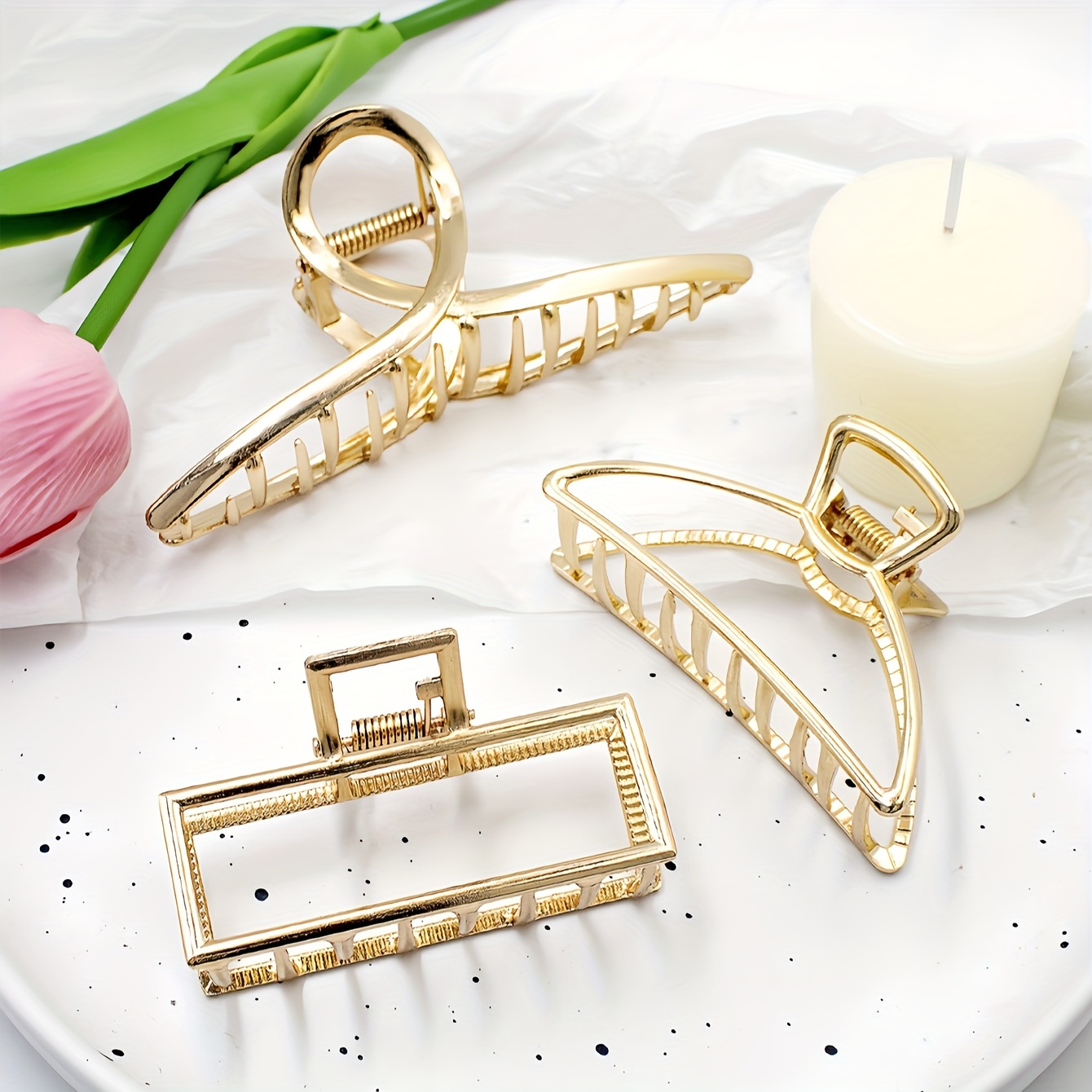

Alloy Set For Women - 3- Tone Metal Hairpins, & Half , , Size 14+, Accessories For , Christmas