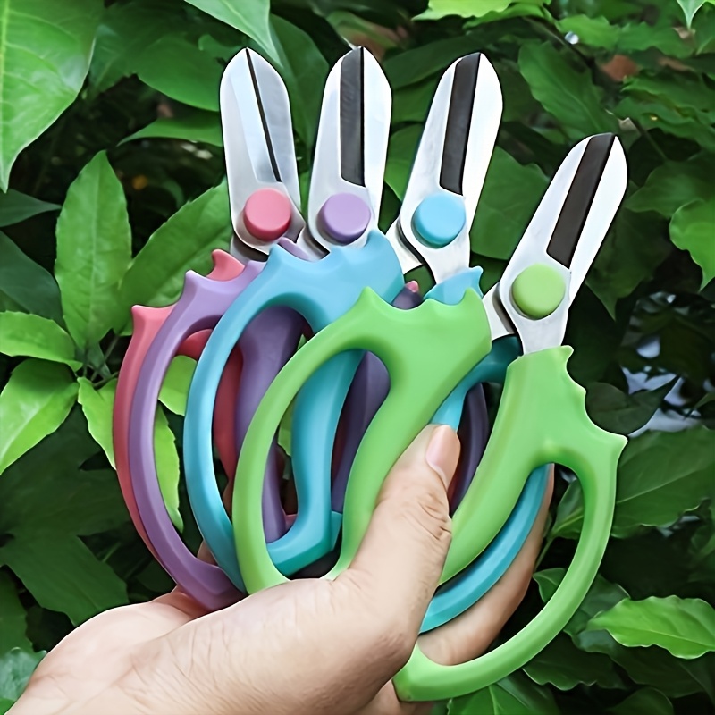   professional pruning shears     handles   stainless steel   manual garden scissors for flower arranging gardening trimming plant pruning fruit picking