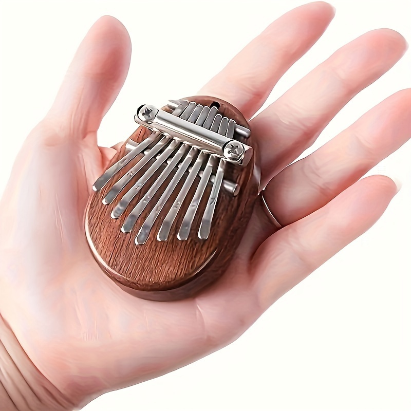 8 Keys Mini Kalimba High Quality Exquisite Finger Thumb Piano Marimba Music Good Accessory Pendant Gift, Christmas and Halloween Gift, Thanksgiving Gift