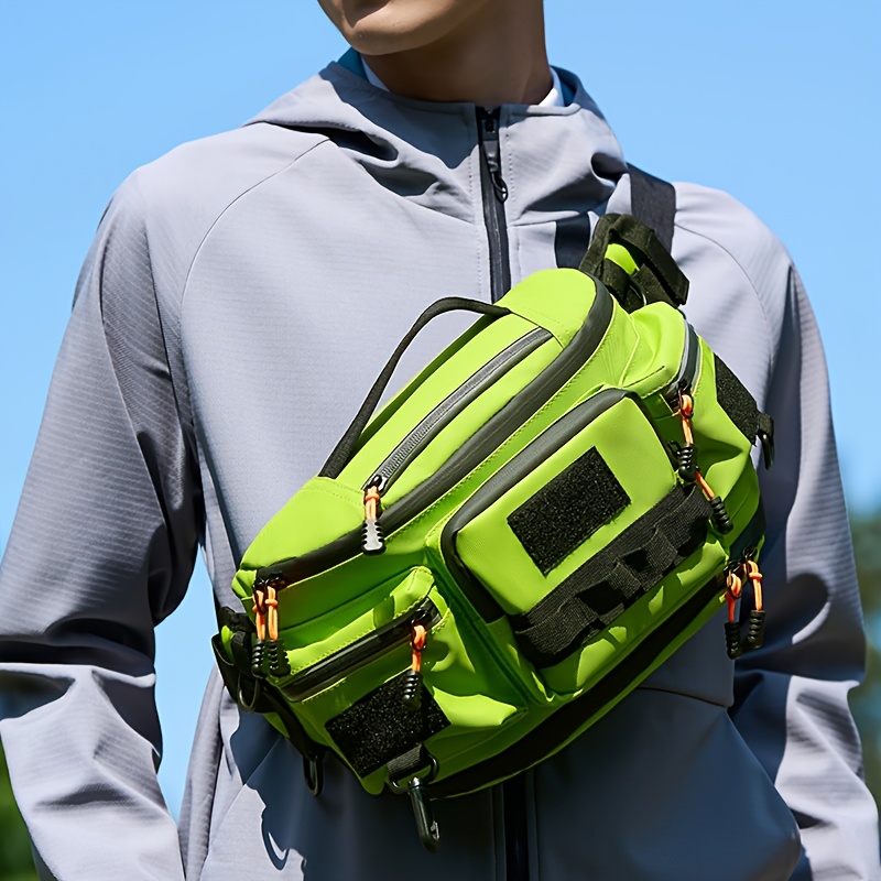 borsa a tracolla espandibile da   ogehuafee per   e unisex, capiente e multifunzionale per esterni con   a più tasche, borsa a marsupio a   per ciclismo ed escursionismo, adatta per  , pendolarismo, palestra, attrezzatura Dettagli dell'articolo 9