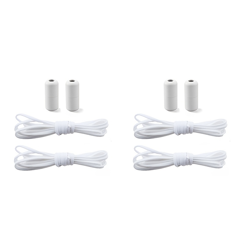 E-shop 2 Paar kostenlose Schnürsenkel, dehnbare bequeme Schnürsenkel, klassische modische Schnürsenkel, geeignet für Board-Schuhe Turnschuhe
