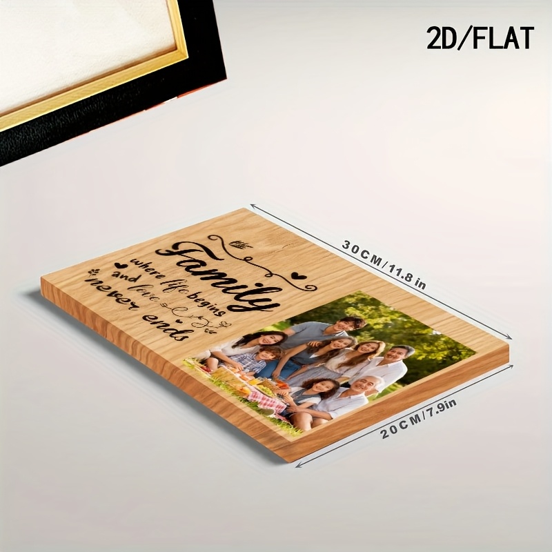 TEMU 2d Flat, 2d Flat, 2d Flat Products Family Painting, Of Life! Family / Preserving , For Home Decor, Best Gift For Birthdays Day