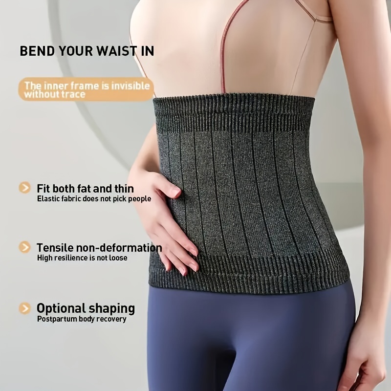 

Seamless Waist Trainer Belt For Women - Breathable Tummy Control Cincher, Slimming Body Shaper, Knit Fabric, Hand Washable