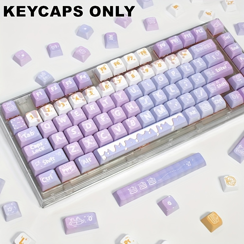 ファンタジー PBT キーキャップ 128 キー XDA プロファイル高さ 5 面