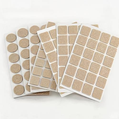 72pcs square furniture felt pad set sizes of anti slip chair leg ectors beige suitable for ecting hardwood floors and metal furniture leg ectors neutral decorative pads durable felt pads chair leg floor