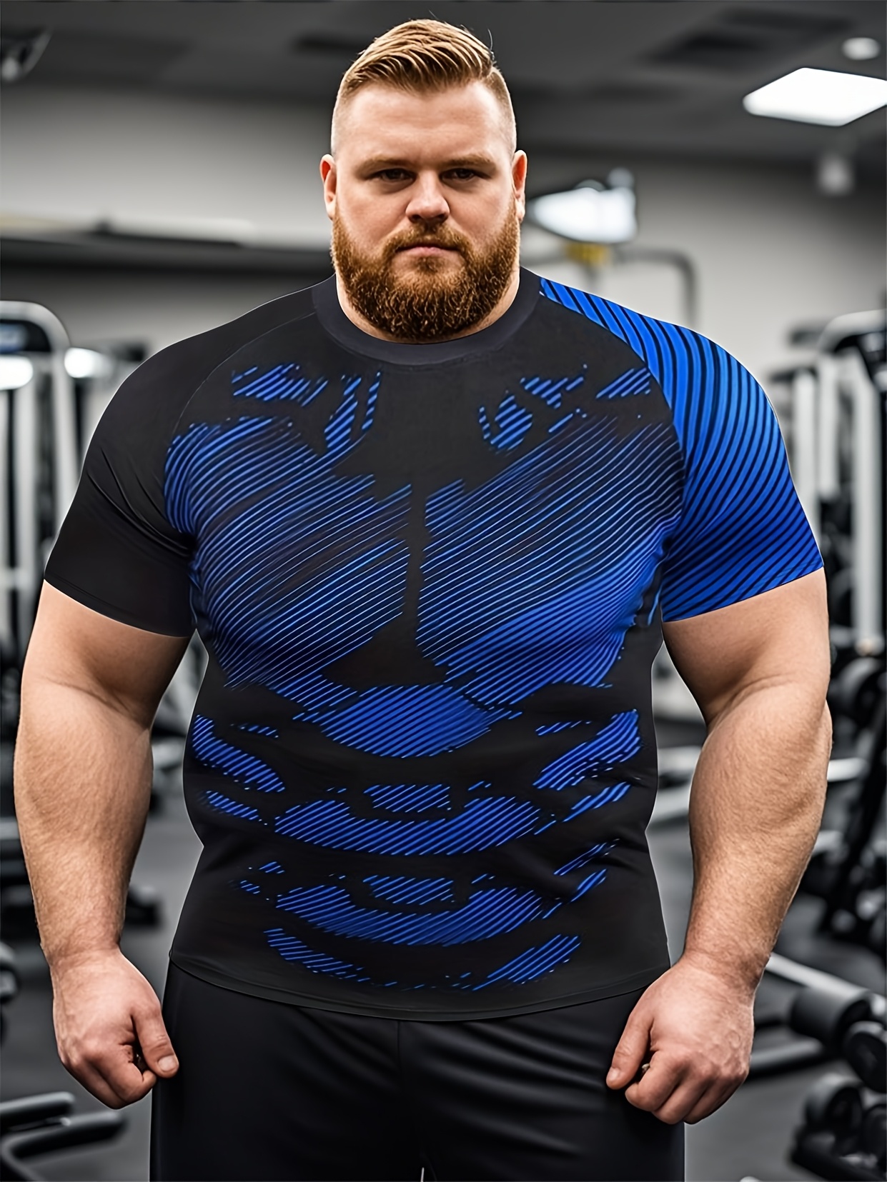 mens plus size compression shirt defining athletic Temu New Zealand
