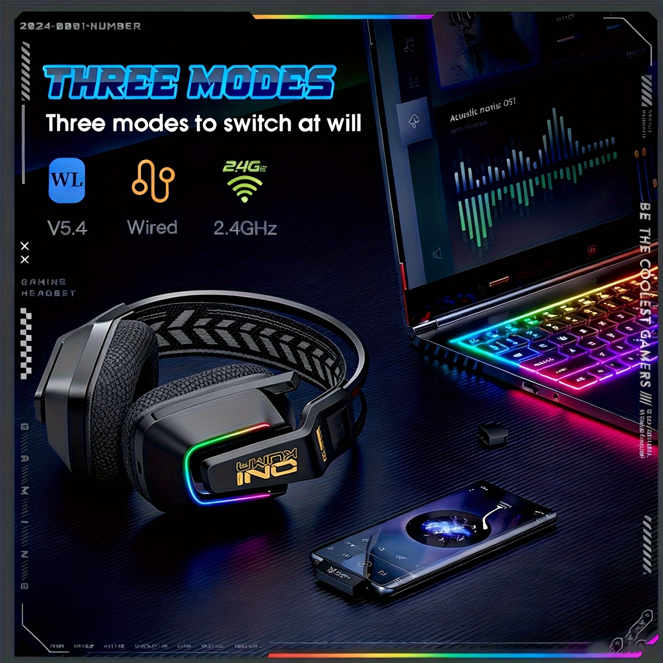 ONIKUMA RGB Type-C Gaming