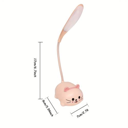 LED Night Light Lamp, Table Lamp, Portable LED Night Light, Cute Desk Lamp, Foldable USB Rechargeable Reading Light For Bedroom