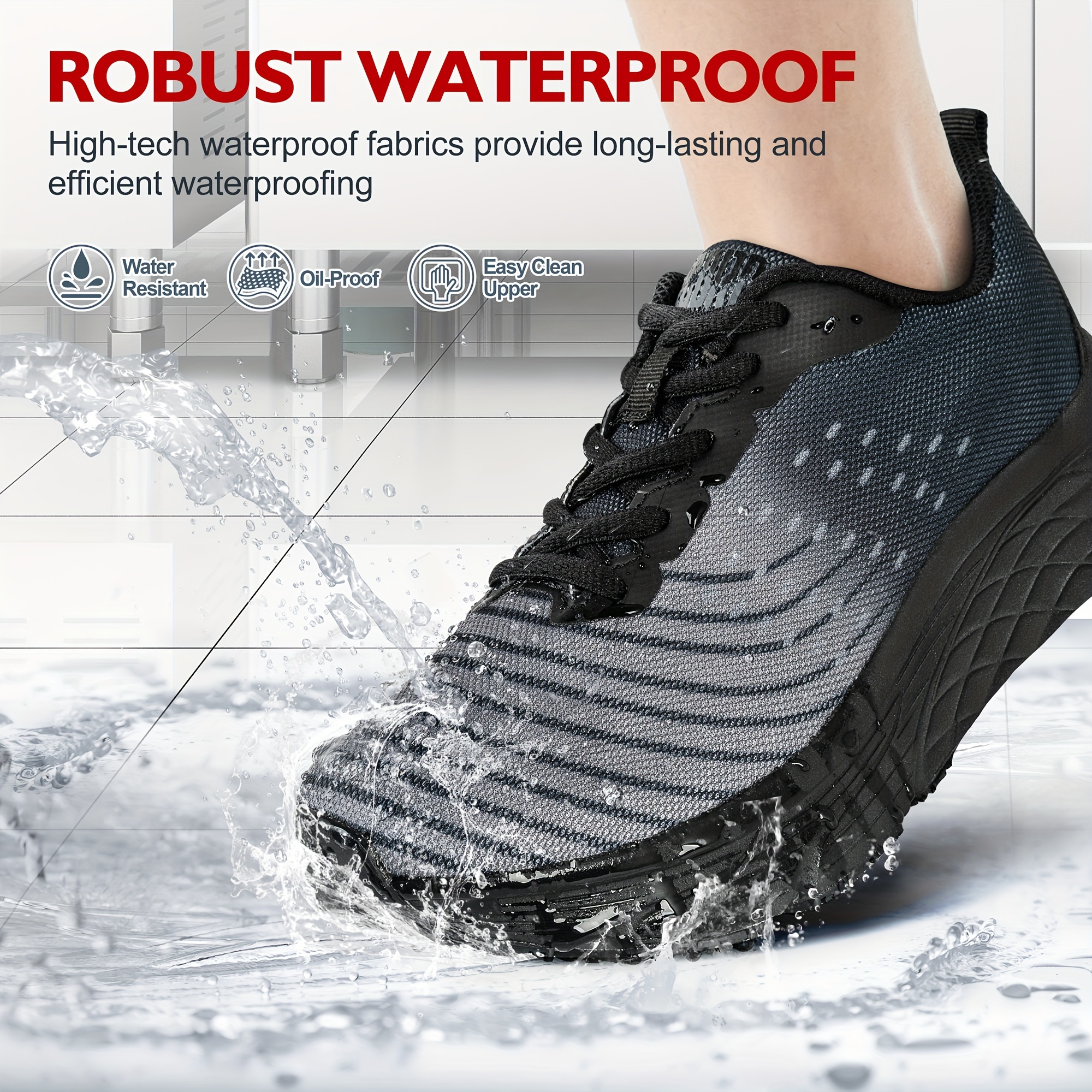 Non Slip Work Shoes Women Food Service Kitchen Shoes Chef Shoes for Women  Work Shoes Shoes Womens ESD Shoes Lightweight Sneakers