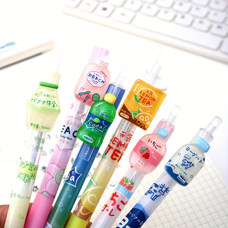 

A Set Of 3 Random Styles Of Gel Pens That Glow, Studying, Featuring Quick-drying And , Ideal For Office Use.