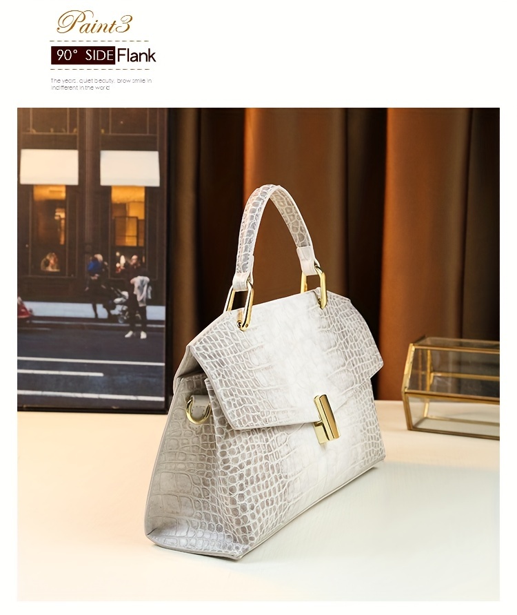 Handbag interior showing zipper closure