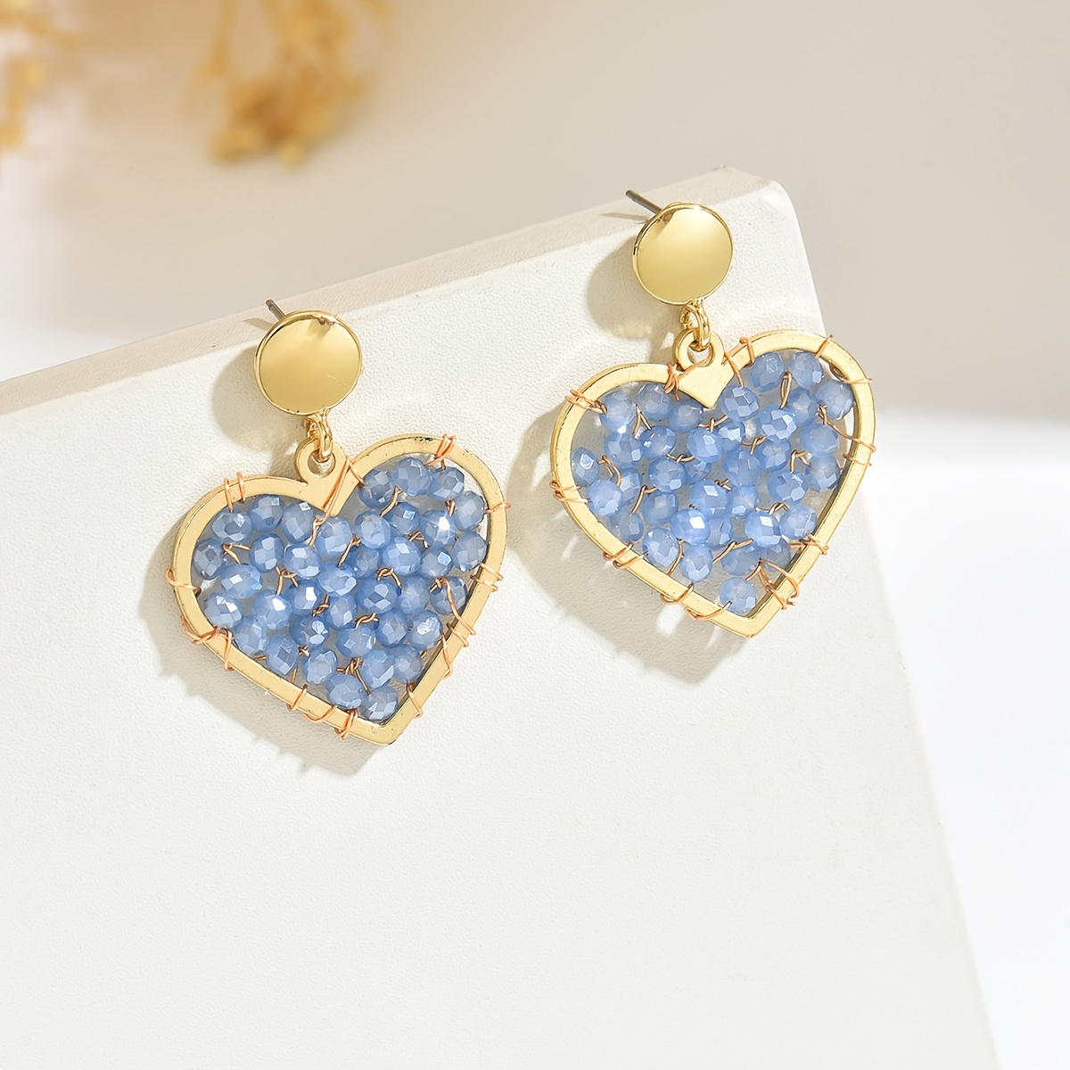 Women's Handmade Beaded Drop Earrings, Bohemian Style
