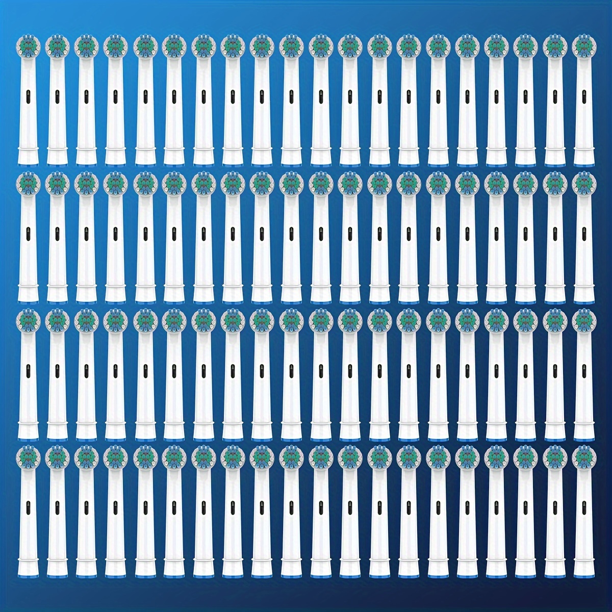 80pcs Soft Bristle Replacement Toothbrush Heads - Fit For Oral-b, Set For Home/school/camping - Compatible With D12/d16/d100 /3757/pro1000/3000/5000/8000/8500/8900 Series