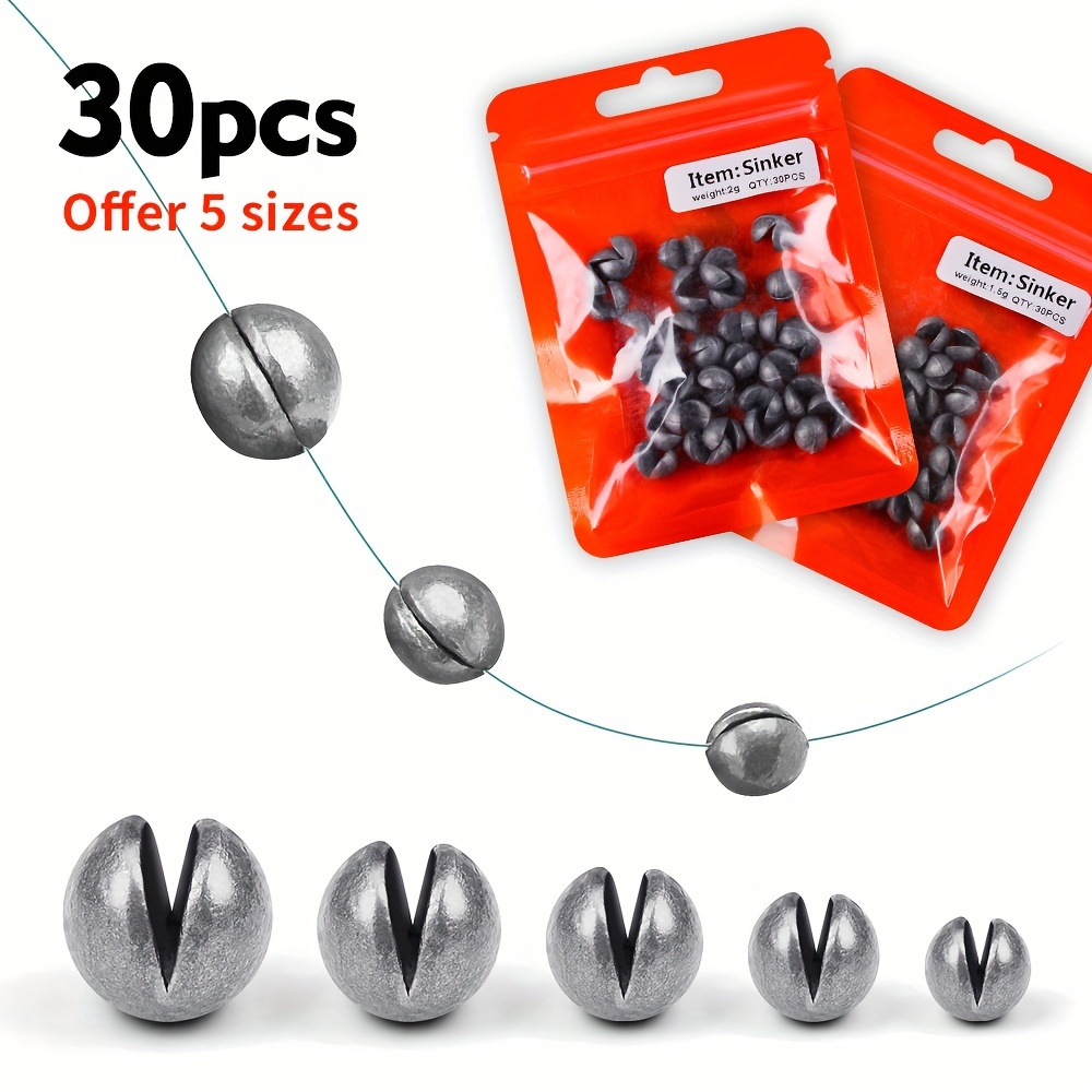Fishing Weights Kit: Removable Casting Sinkers - Temu