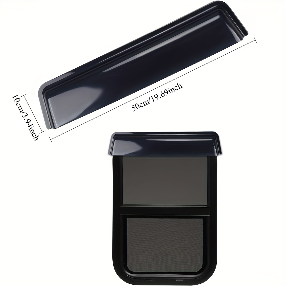 TEMU Rv Window Rain Cover, Sizes, Abs Material, , Suitable For Rvs, Cars, Trailers