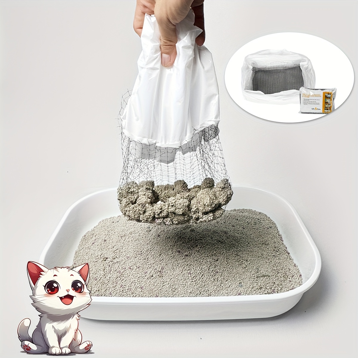 

Reusable Cat Filter Mat, 2/15/30 , Cat Box Pad, Cat Filter, Pet Cleaning