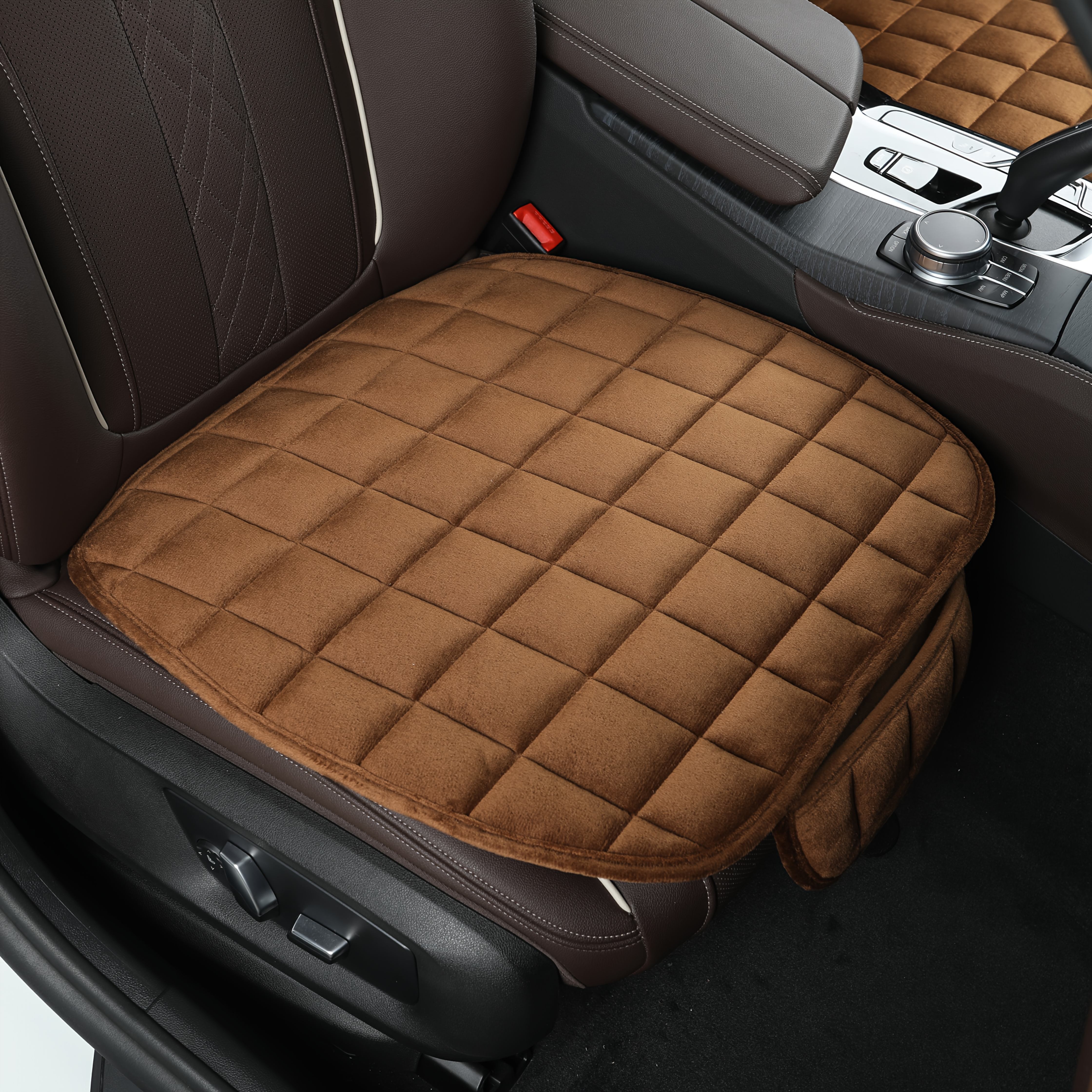 

Oval Car Seat Cushion With Polyester Fiber, Sponge Filler, Soft & Breathable, Anti-slip, Lightweight & Portable, Protection For Vehicle Seats - Hand Washable