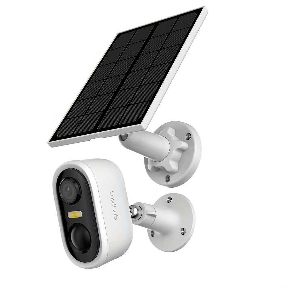 TEMU Laxihub - Outdoor Camera - 2k Hd, Wireless Ai Detection, Spotlight, , & 2-way