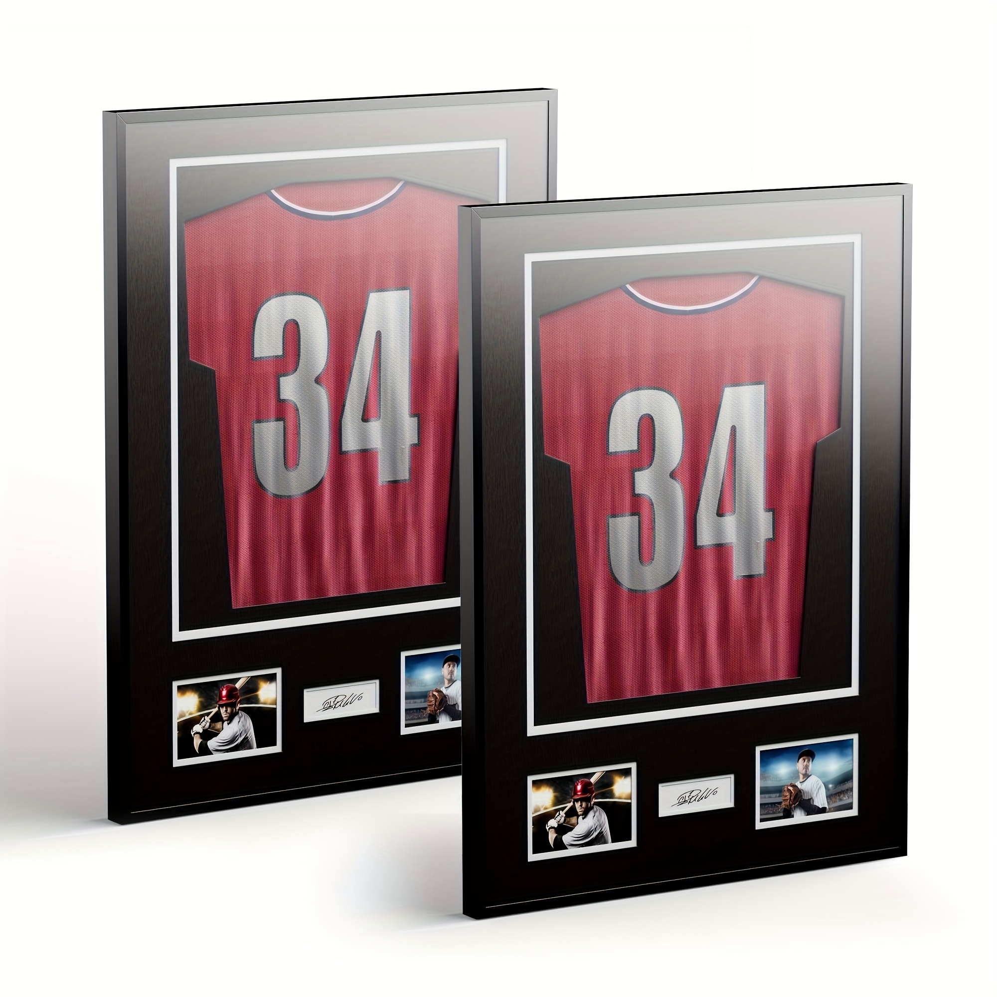 Image of 1pc/2pcs Sports Jersey Display Stand - - High Quality Material For Football, Basketball Fan Souvenirs, Team Jerseys, Collectibles - Home, Office, Living Room Wall Decor, Football Room Decor