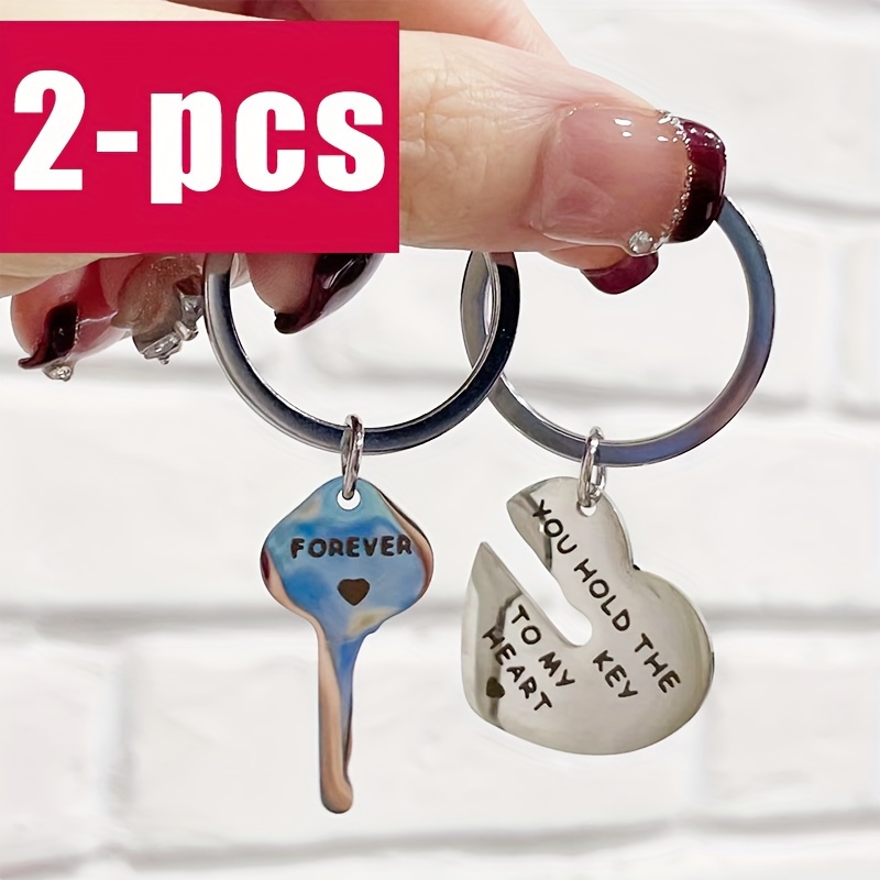 Couple Keychain Key To My Heart Keyring 2pcs '* To My Heart