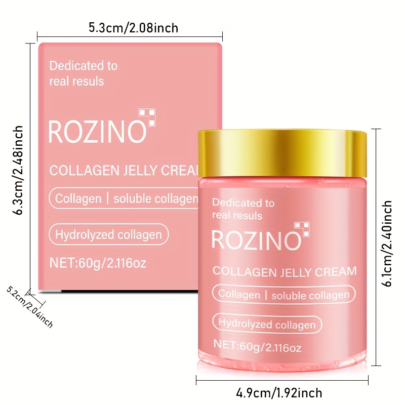 Image of 60 Grams Of Collagen Cream, And Balances Skin Tone While Smoothing The Skin With Collagen And Aloe Vera To Enhance Radiance, The Of Aging Signs, Making The Skin Look . This Cream Is For Daytime Use