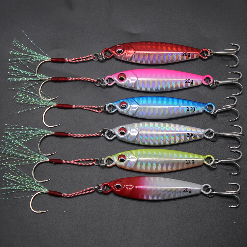 Durable Metal Fishing Lures Effective Saltwater Freshwater - Temu