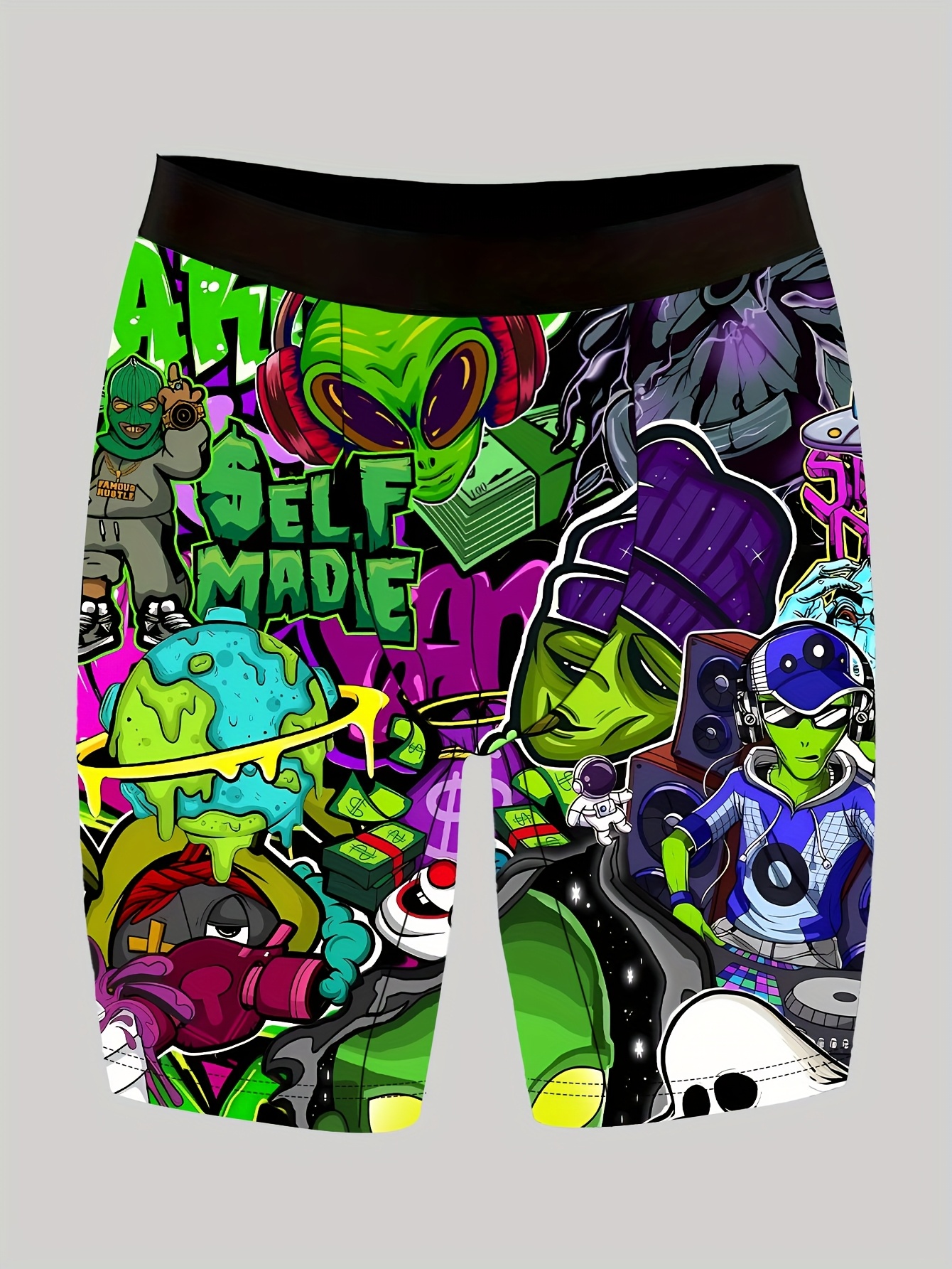 pieza calzoncillos tipo boxeador hombre estampado dibujos Temu