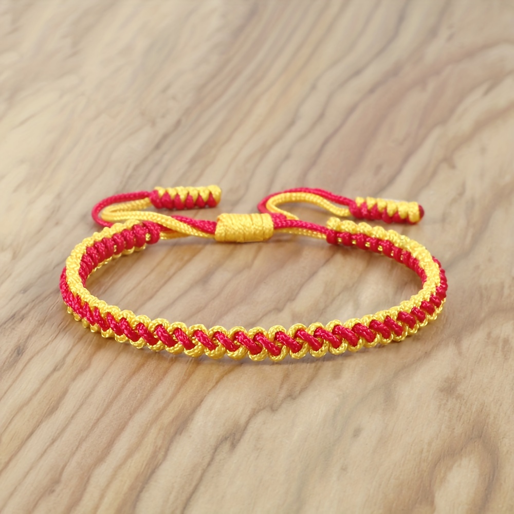 Handcrafted Adjustable Bracelet Made Of Nylon, Woven With Charms, Perfect Beach Jewelry For Women