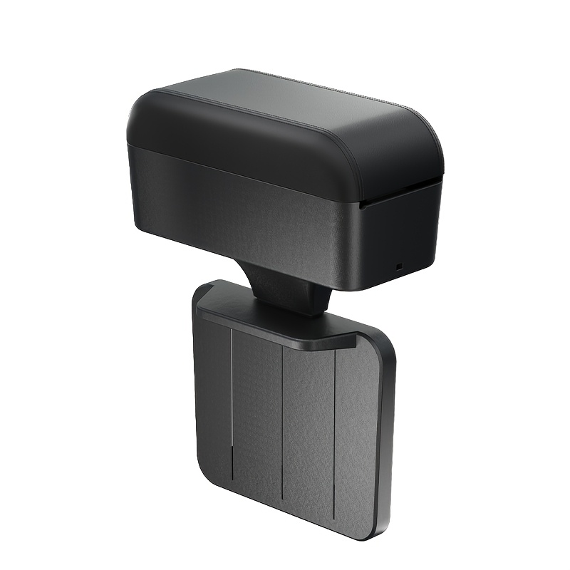 TEMU Pu Leather Vehicle Armrest Box, Storage Box, Central Handle Box, Height Pad, Elbow Support, Car Seat , Storage Box That Raised And