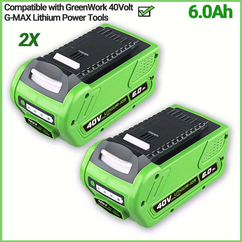 TEMU 2 Pack 36v() 29462 Gwl1820 Lithium Battery For 40v 29472 29252 20202 22262 25322 20642 22272 27062 21302 21332 24282 25223 25302 25312 2500502