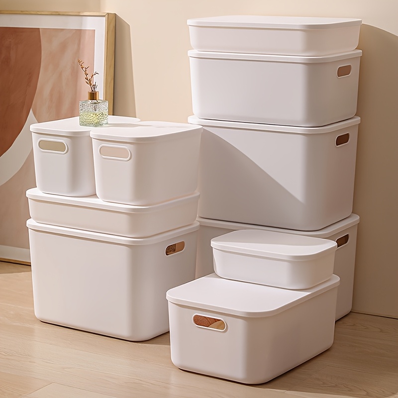 

Christmas Storage Box For The Bathroom, Room, Bedroom, Cosmetics, Toys, Dustproof Storage Bin, Single Item Clutter Organizer.