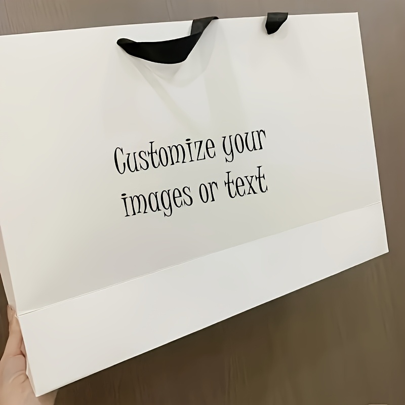 Custom High-Quality Paper Tote Bag for Store Shopping